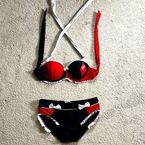 Two-Piece Harley Quinn Swimsuit